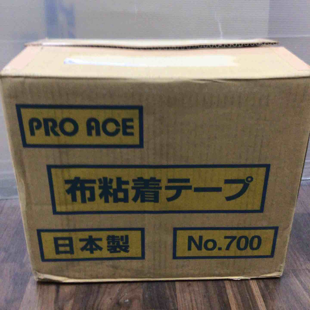 プロエース 梱包用 布粘着テープ No.700 75mm×25m 24巻き入り【川口店】