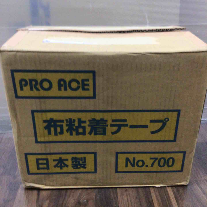 プロエース 梱包用 布粘着テープ No.700 75mm×25m 24巻き入り【川口店】
