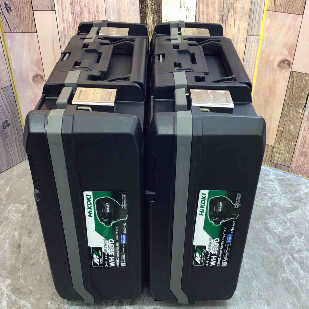 【未使用 2台セット】ハイコーキ Hikoki 36V コードレスインパクトドライバ ストロングブラック WH36DD(2XHBSZ) 【八潮店】