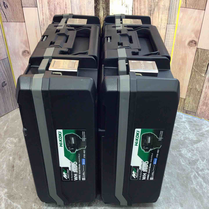 【未使用 2台セット】ハイコーキ Hikoki 36V コードレスインパクトドライバ ストロングブラック WH36DD(2XHBSZ) 【八潮店】