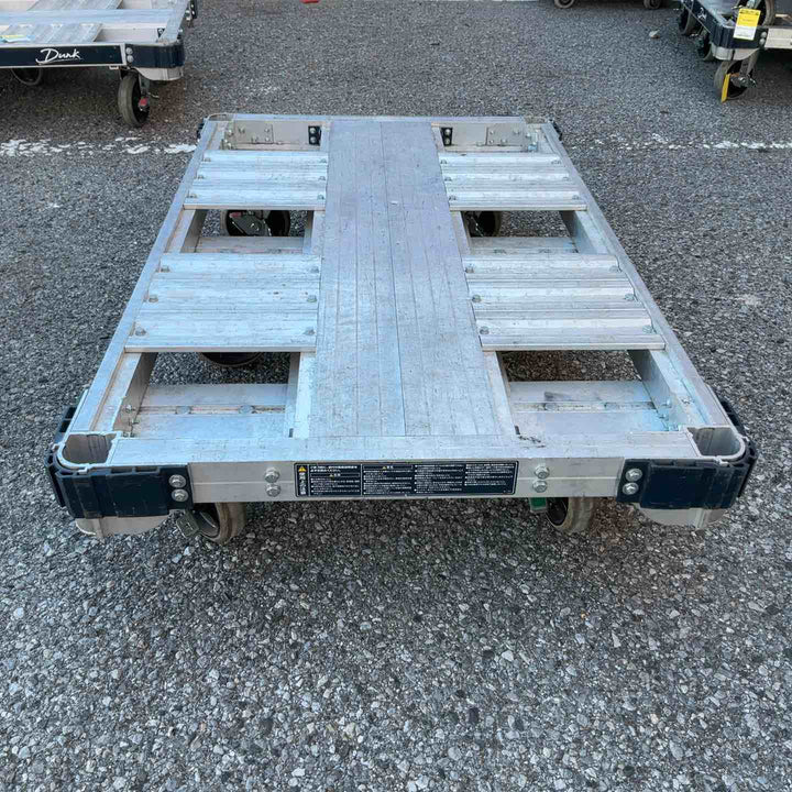 【店頭受取り限定】アルインコ 台車 6輪 1t 平台車 ダンク MTR1000 750x1200mm アルミ製 方向規制機能付 最大積載質量1000kg【草加店】