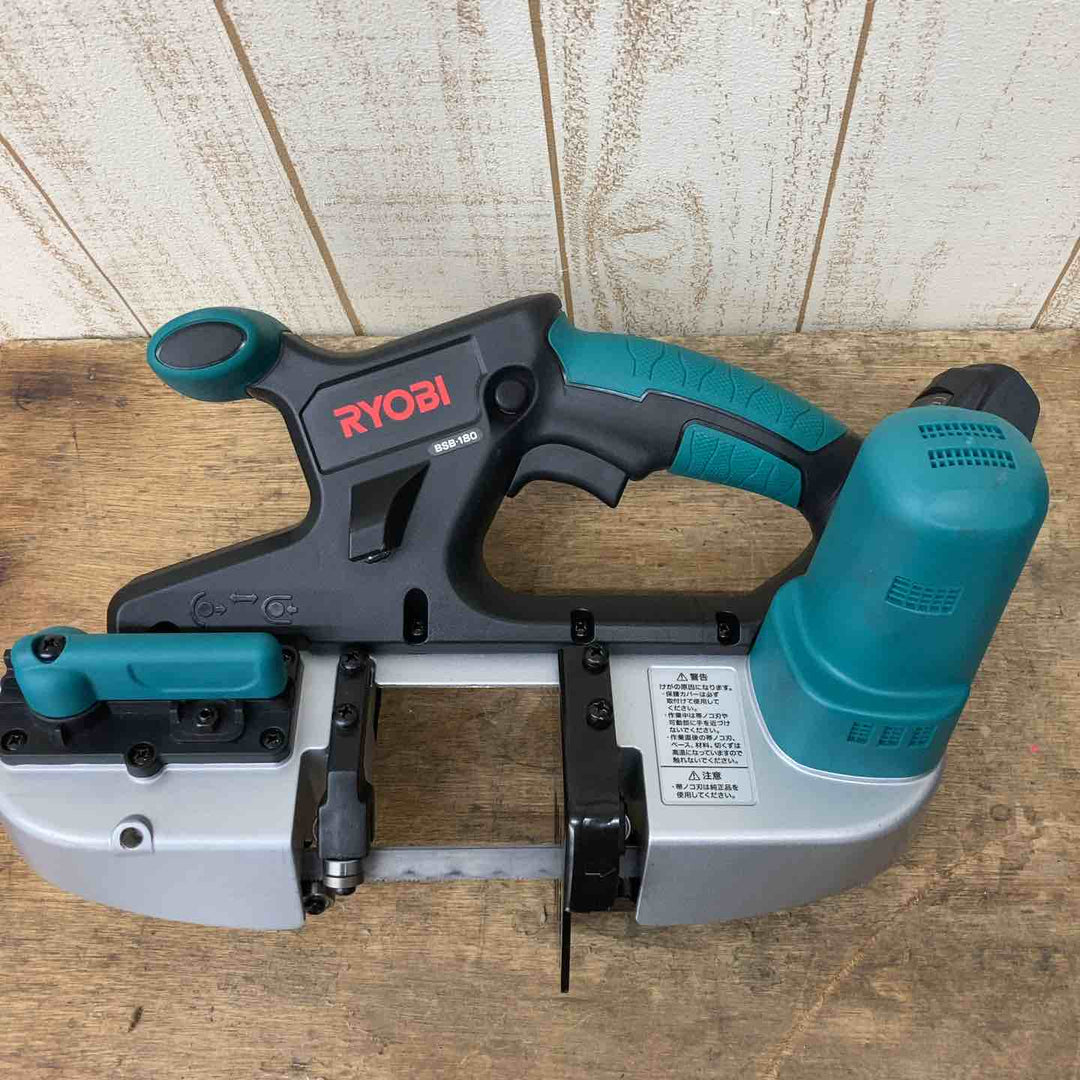 【中古品】◇RYOBI 充電式スチールバンドソー BSB-180 18v バッテリー、充電器付き【柏店】