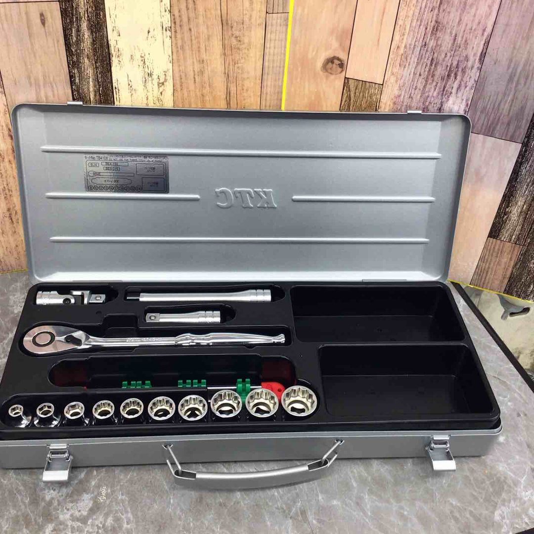 【中古品 美品】KTC 京都機械工具 TB410X 12.7sq ソケットレンチセット【八潮店】