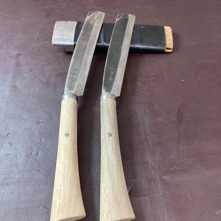 【中古品】 沼田 手打 鉈(ナタ) 2本まとめ 鑿 鉋 サバイバル 【東大和店】
