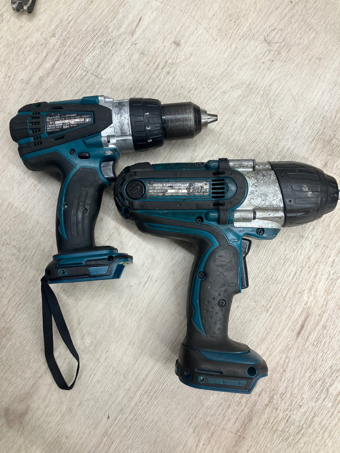 【ジャンク品】makita/マキタ バッテリー工具セット　HR244DZ FN350DZ DF458DZなど 修理・部品取りに【川越店】