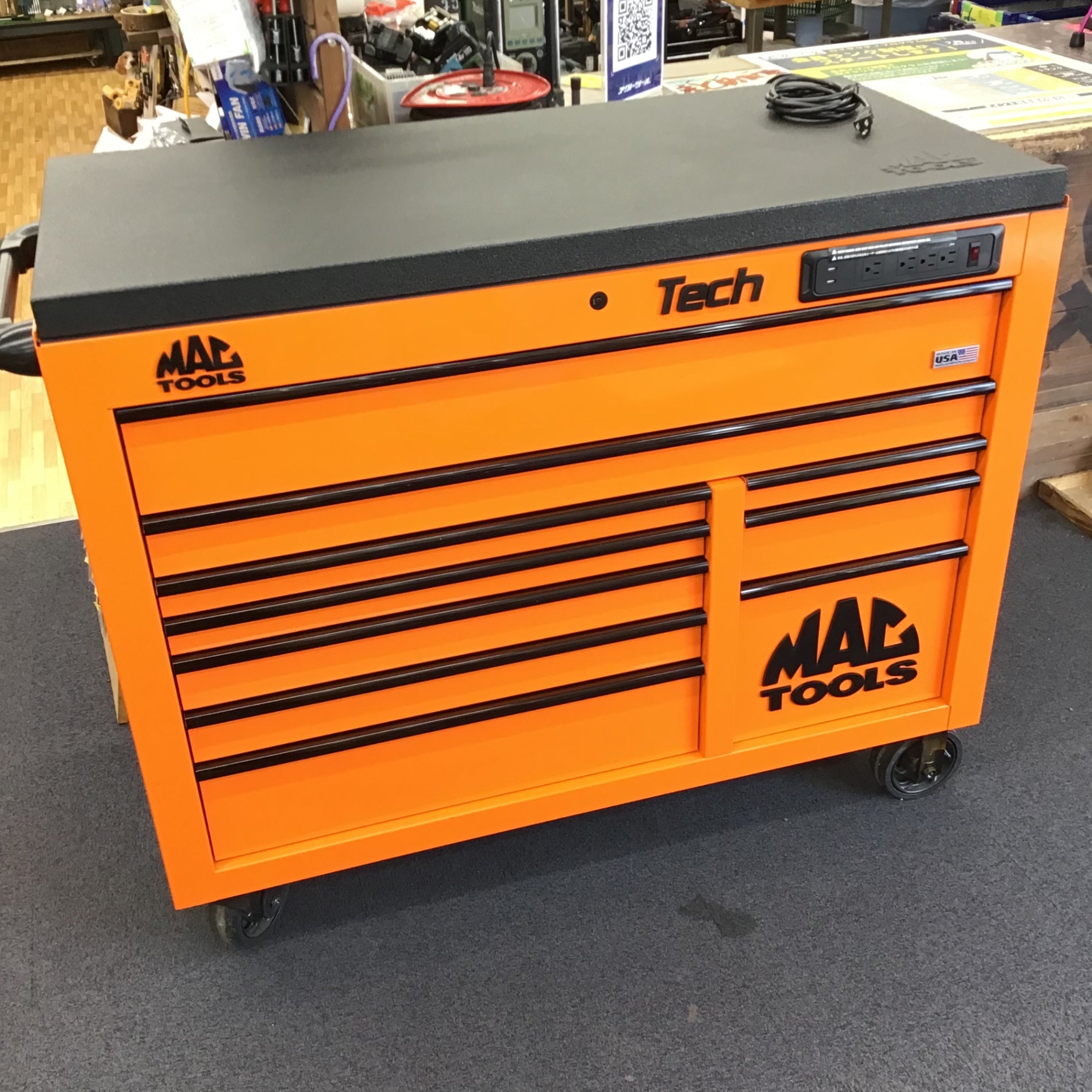 【中古美品 / 店頭受取り限定】マックツール/MACTOOLS TECHシリーズ ツインバンクワークステーション J-T5025P-OR キャビネット  ツールボックス【柏店】