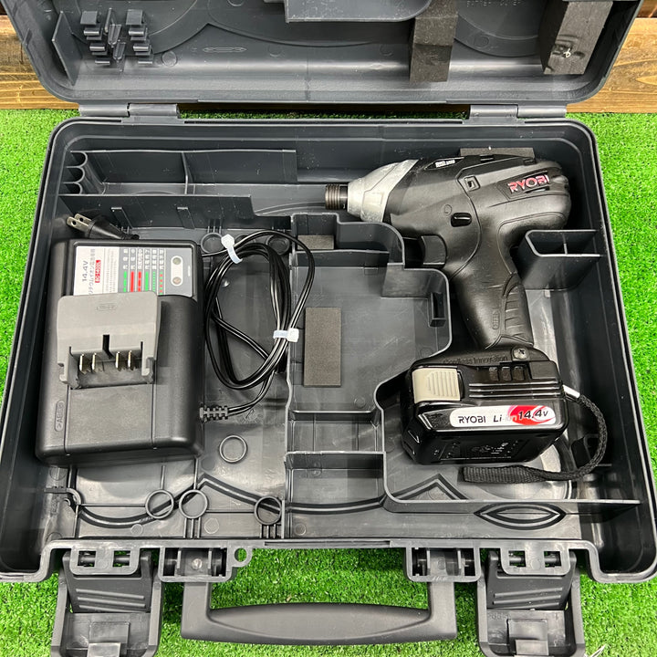 RYOBI 14.4Vインパクトドライバー BID-1406 ケース、充電器、バッテリx1個付き【桶川店】