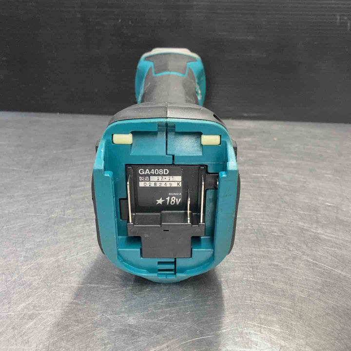 【中古品】マキタ(makita) 100mmコードレスディスクグラインダ GA408DZ 18V バッテリー1個付属【東大和店】