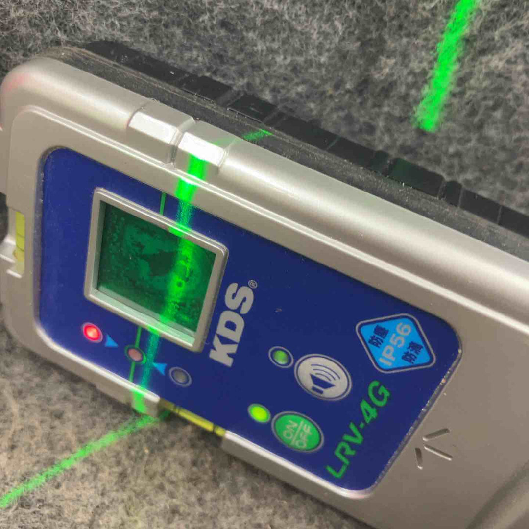 【現状品】◇ムラテックKDS グリーンレーザー墨出し器 ATL-45G スーパーレイ ACアダプタ、受光器付。未校正【鴻巣店】