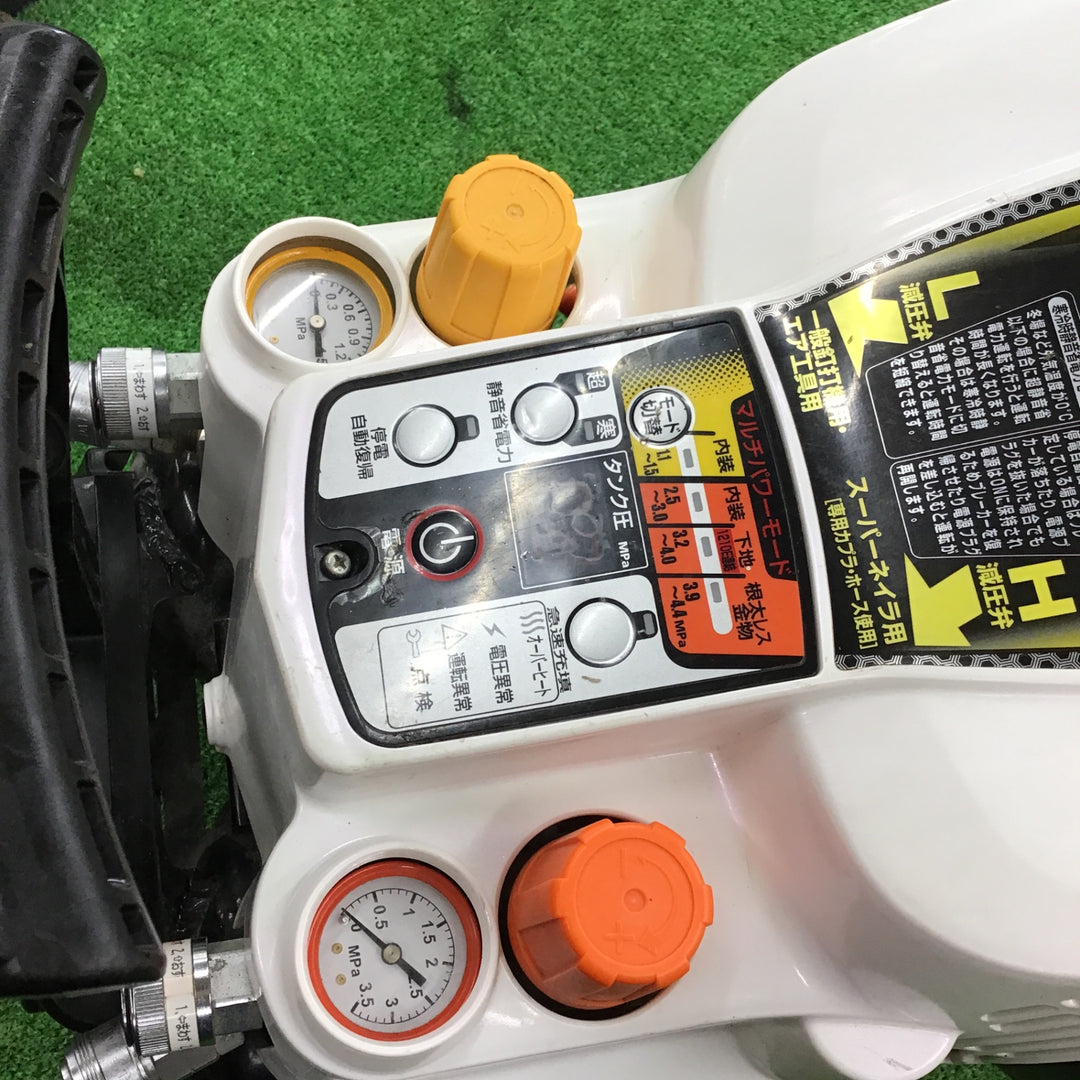 〇MAX 限定カラーエアコンプレッサー AK-HL1250E マーブルホワイト【桶川店】