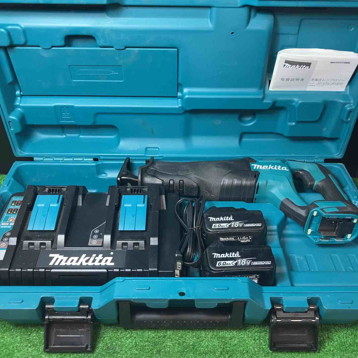 【中古品】★マキタ(makita) コードレスレシプロソー JR187DRGX ◇2口急速充電器付き！【岩槻店】
