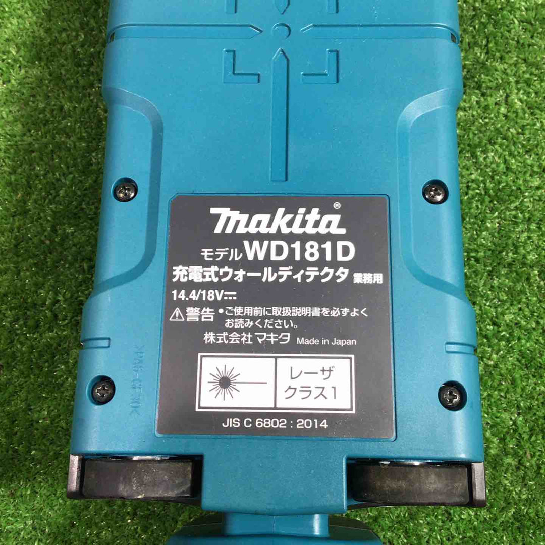 ★マキタ(makita) コードレスウォールディテクタ コンクリート探知機 WD181DZK【川口店】