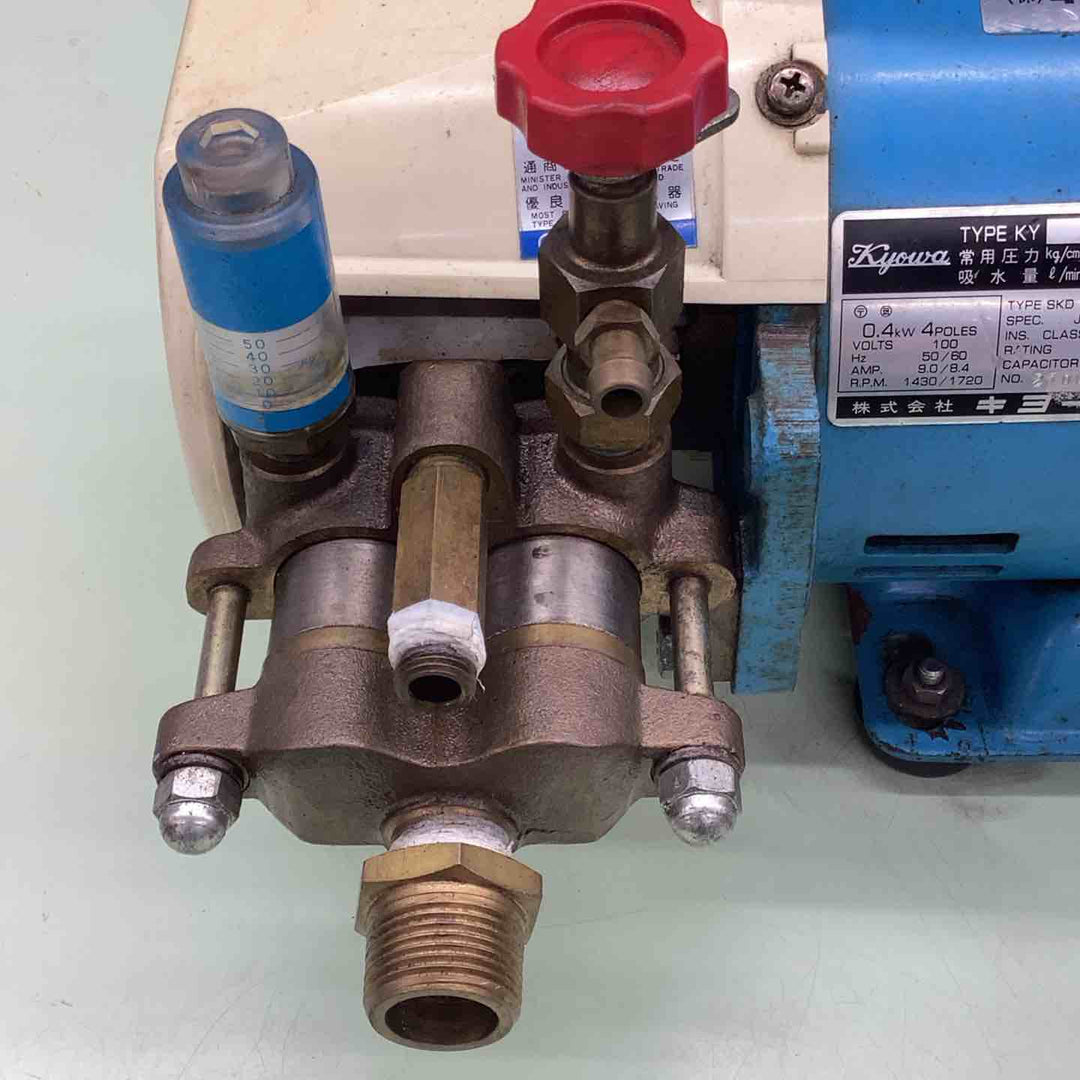 ◇キョーワ(KYOWA) 電動水圧テストポンプ KY-40A 水資源 漏水テスト 圧力テスト 吸水量 7.0L　【越谷店】
