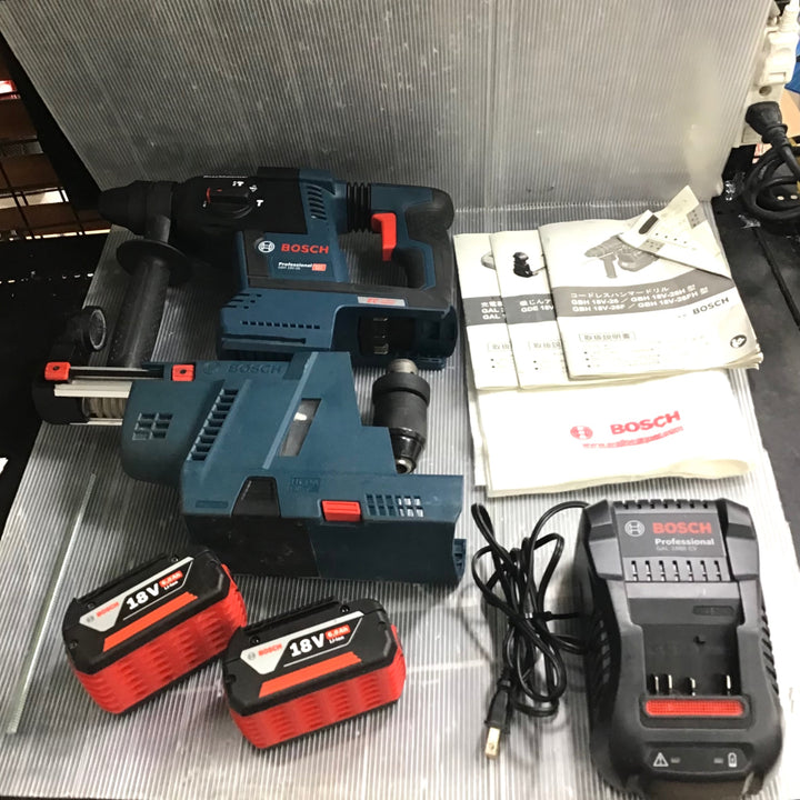 【中古美品】BOSCH(ボッシュ) 充電式ハンマードリル GBH18V-26GDE【草加店】