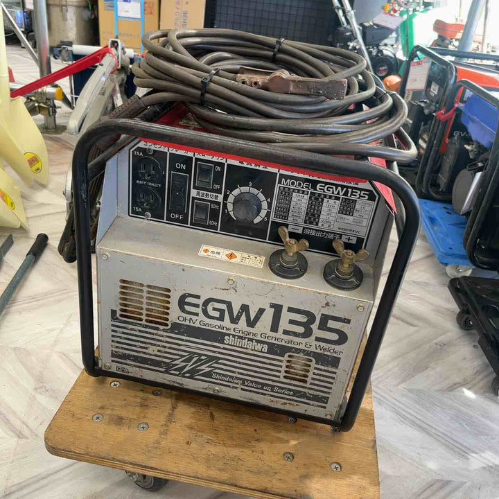 【店頭受取り限定】◇新ダイワ(Shindaiwa) 発電機兼用溶接機(ガソリンエンジン) EGW135【越谷店】