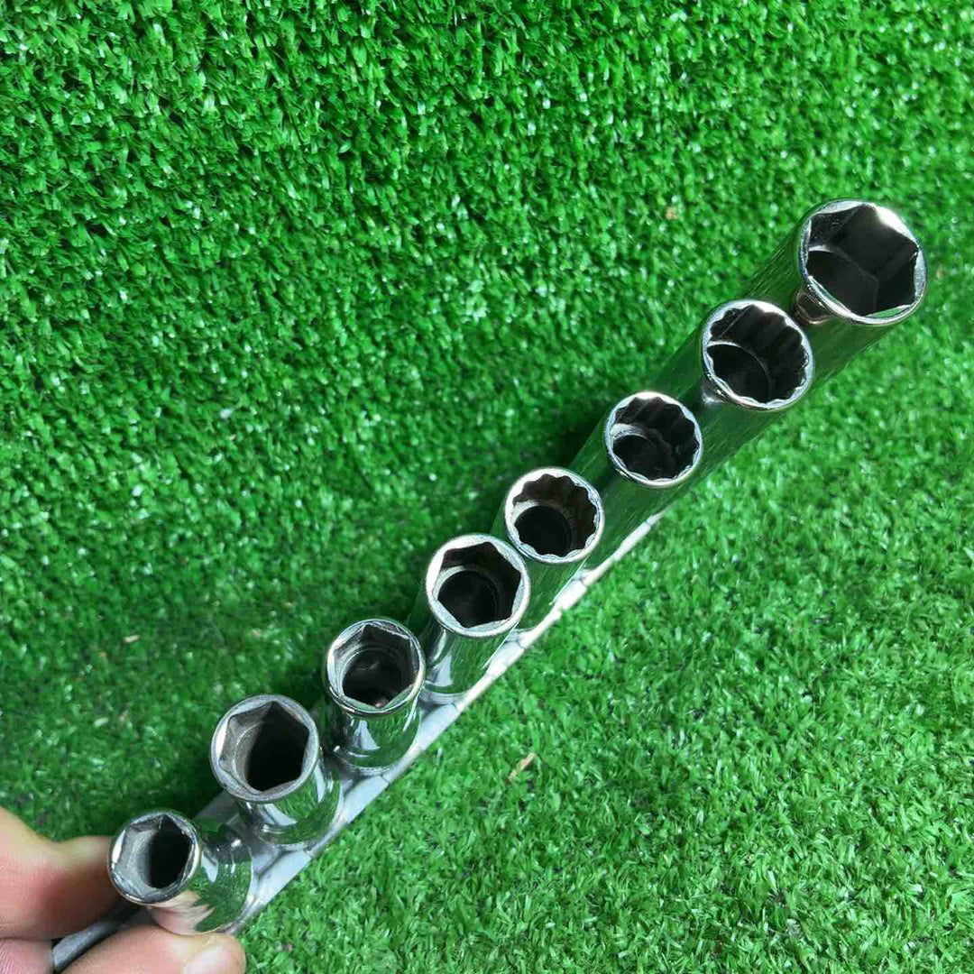 スナップオン Snap-on　3/8インチ ソケット　　6角12角　　8個セット【藤沢店】