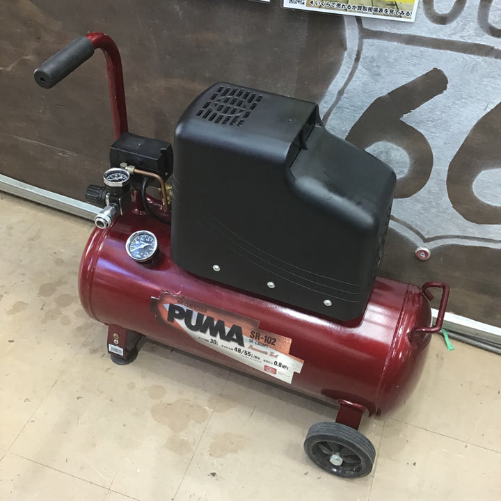 【店頭受取り限定】○藤原産業(SK11) エアコンプレッサー SR-102【草加店】