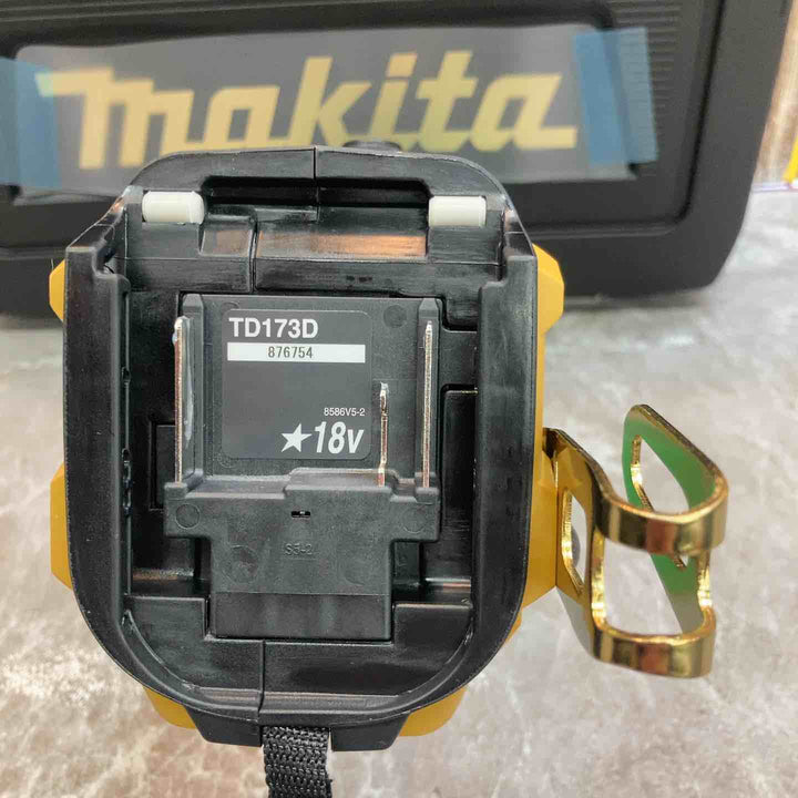 【未使用品】本体+ケース マキタ makita コードレスインパクトドライバー TD173DZPY LTX20周 プレミアムイエロー【八潮店】