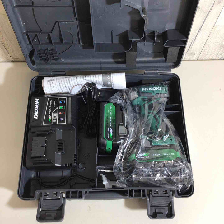 ◇ハイコーキ(HiKOKI) コードレスインパクトドライバー WH18DD(2XCZ) バッテリー＆充電器付き【戸田店】