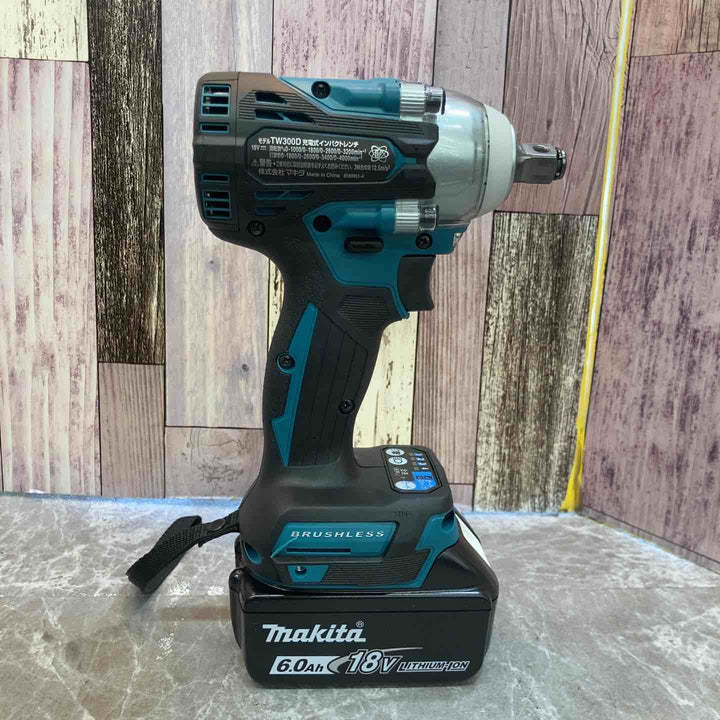 【未使用品】★マキタ makita 18V 6.0Ah コードレスインパクトレンチ TW300DRGX【八潮店】