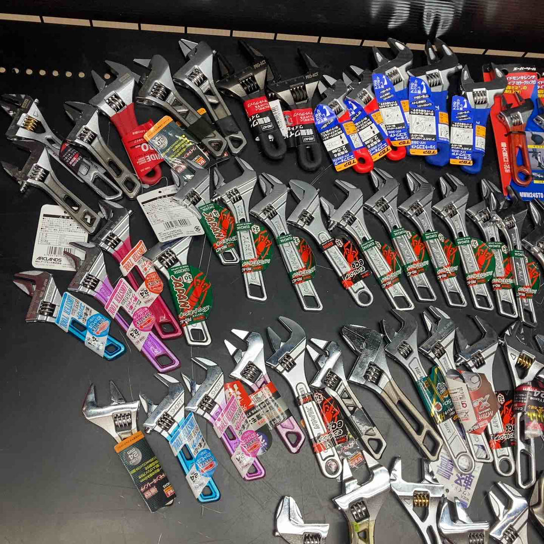 ▼モンキーレンチ80個まとめ売り 格安☆ ロブスター スーパーツール TOP サイズ 複数 軽量 薄型 ショート 様々【川越店】