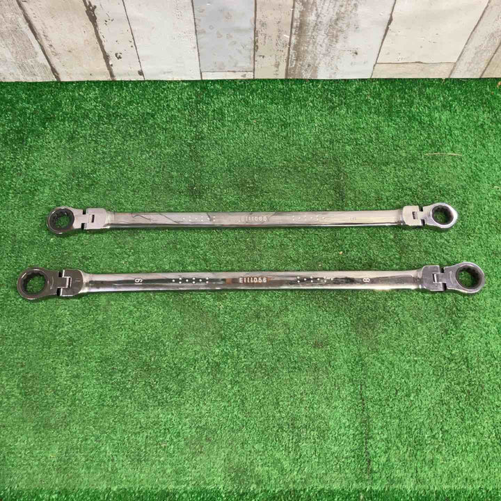 MAC TOOLS マックツールズ エクストラロングメトリック メガネレンチ E111050 8x9/10×11/12×13/14×15/16×17/18×19mm【町田店】