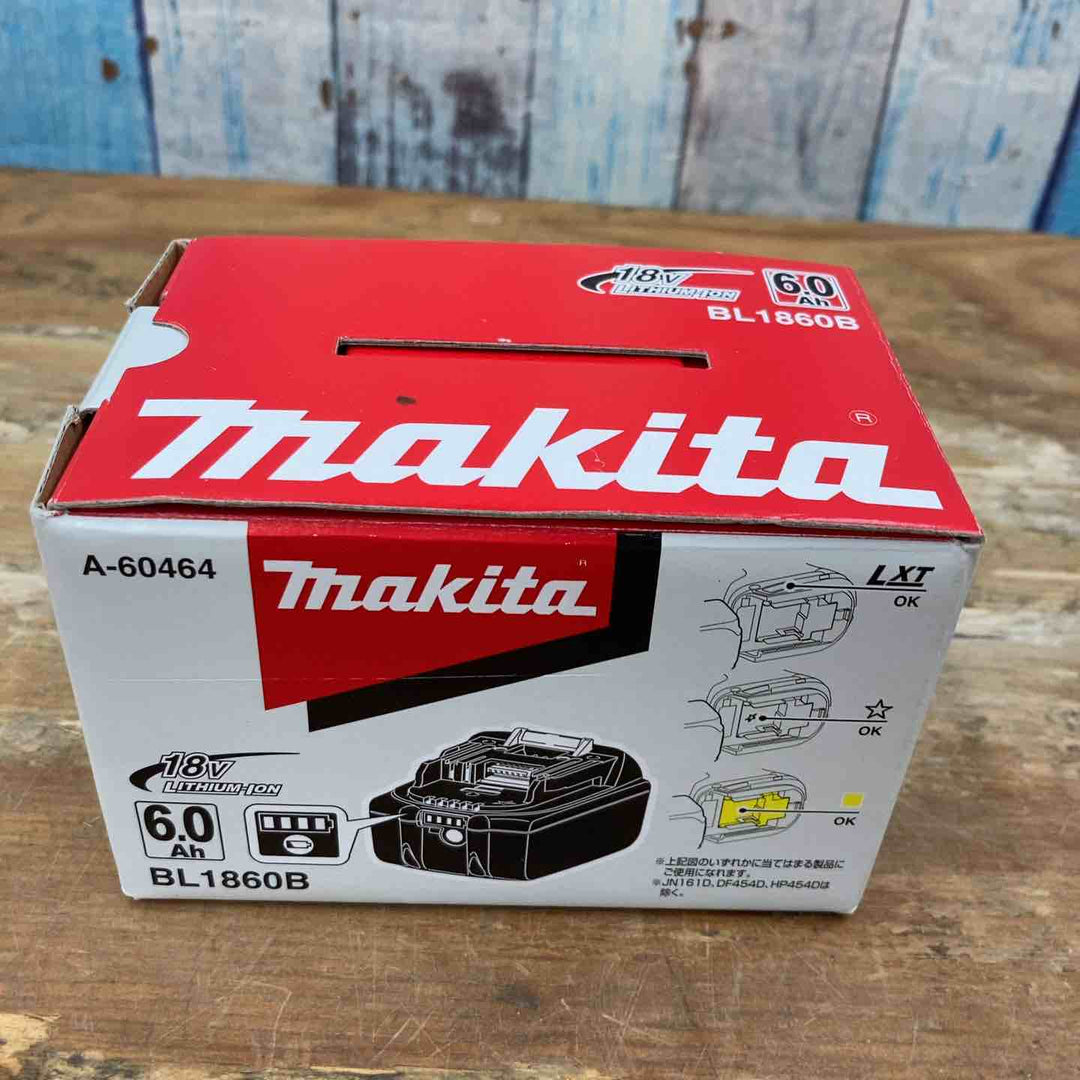 ★マキタ(makita) リチウムイオンバッテリー 18V/6.0Ah BL1860B【柏店】