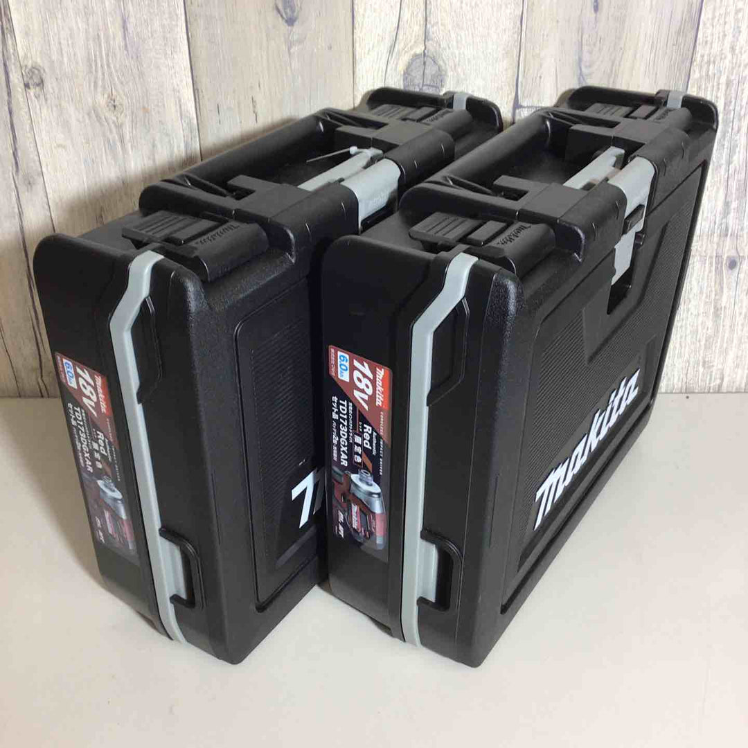 【未使用品】 限定色 マキタ makita コードレス インパクトドライバー TD173DGXAB 2台 フルセット インパクト レッド 赤 純正 純正品 【戸田店】