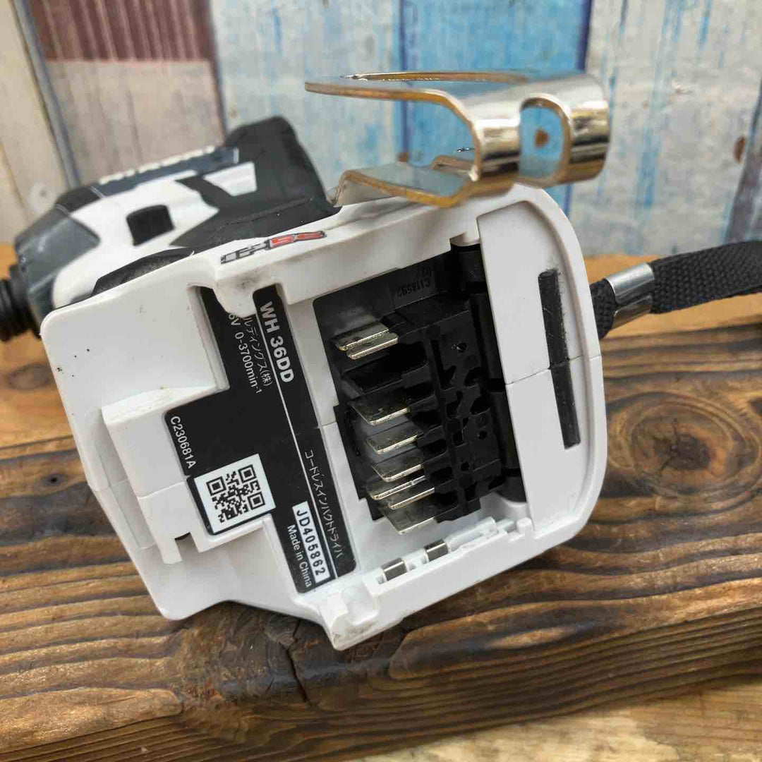 【中古品】★ハイコーキ(HIKOKI ※旧:日立工機) コードレスインパクトドライバー WH36DD(2XHSZ)(FW) 限定色 フロスティホワイト【柏店】