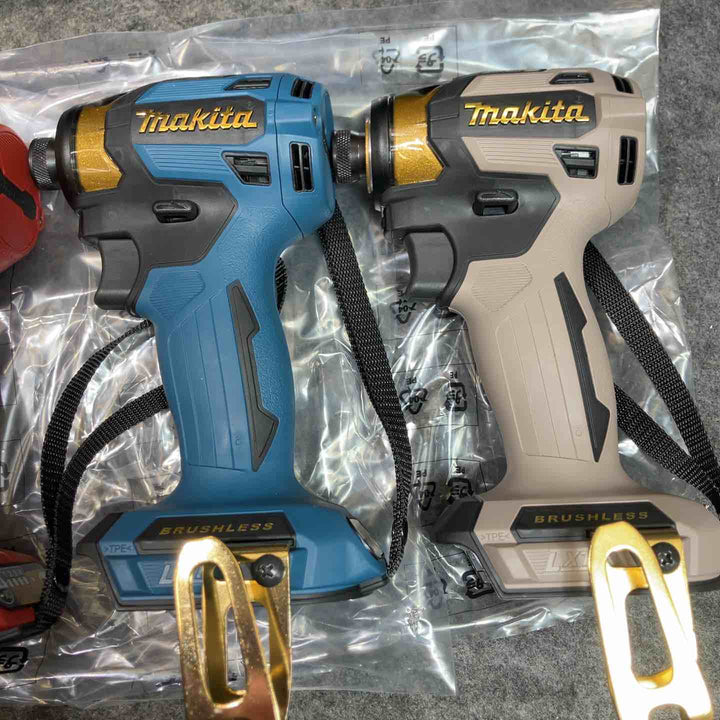 マキタ 18Vインパクトドライバー TD173DZ PY/PR/PB/PG 本体+ケース 20周年限定カラー プレミアム 4色セット 【桶川店】