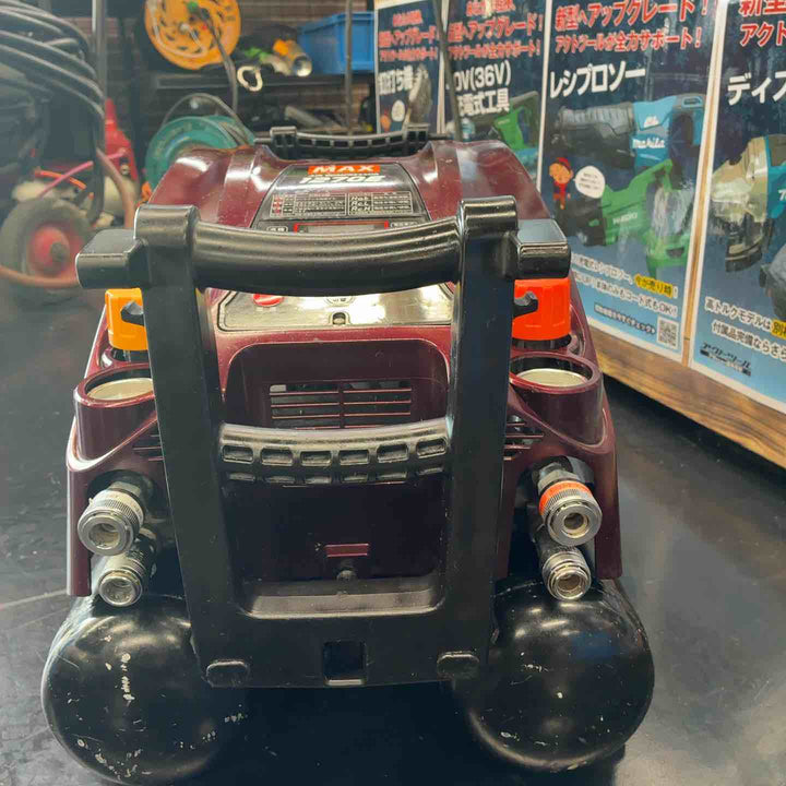 【中古品】 マックス(MAX) 高圧エアコンプレッサー AK-HL1270E ガーネットレッド 【藤沢店】