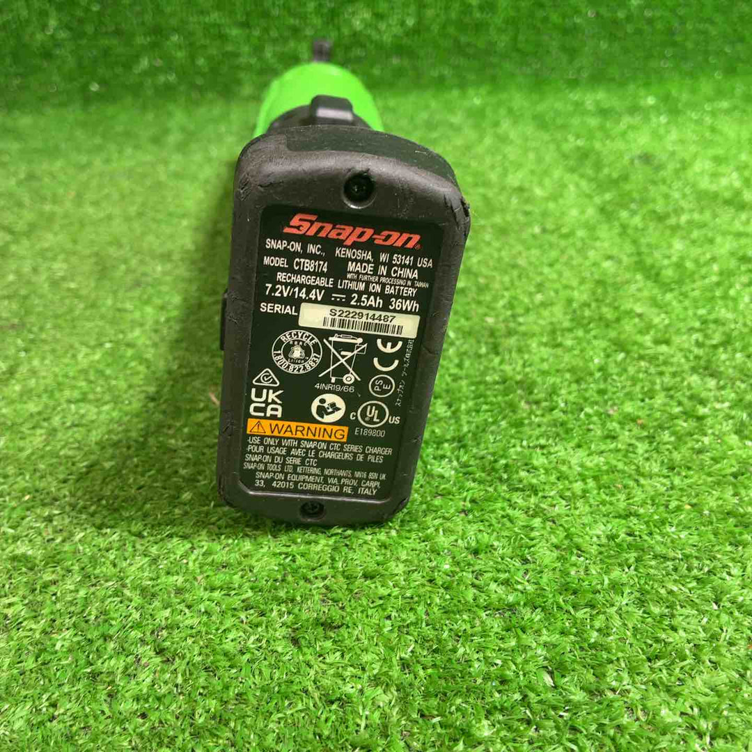 【中古品】 Snap-on スナップオン CTR861AG 3/8 9.5sq コードレスラチェットレンチ 電動ラチェット 【藤沢店】