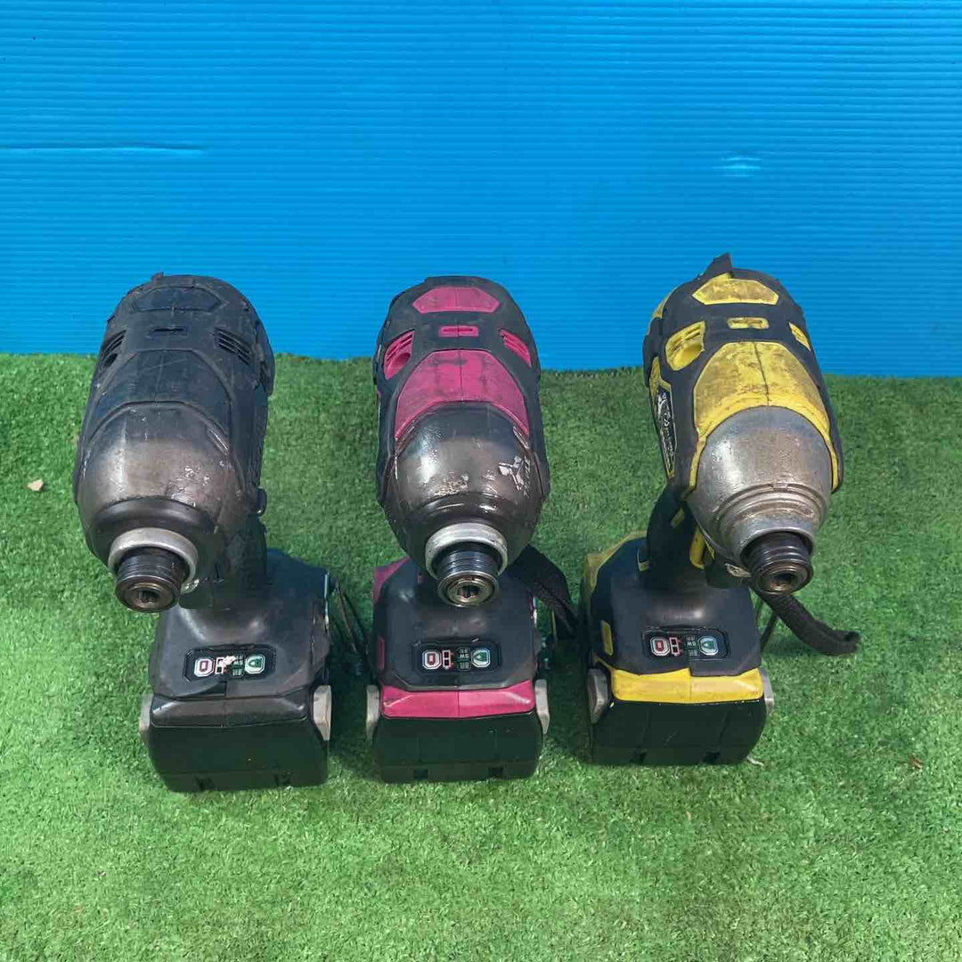 ▼ハイコーキ  日立工機 コードレスインパクトドライバ WH14DDL2 赤・黄・黒 3色セット 14.4V   【岩槻店】
