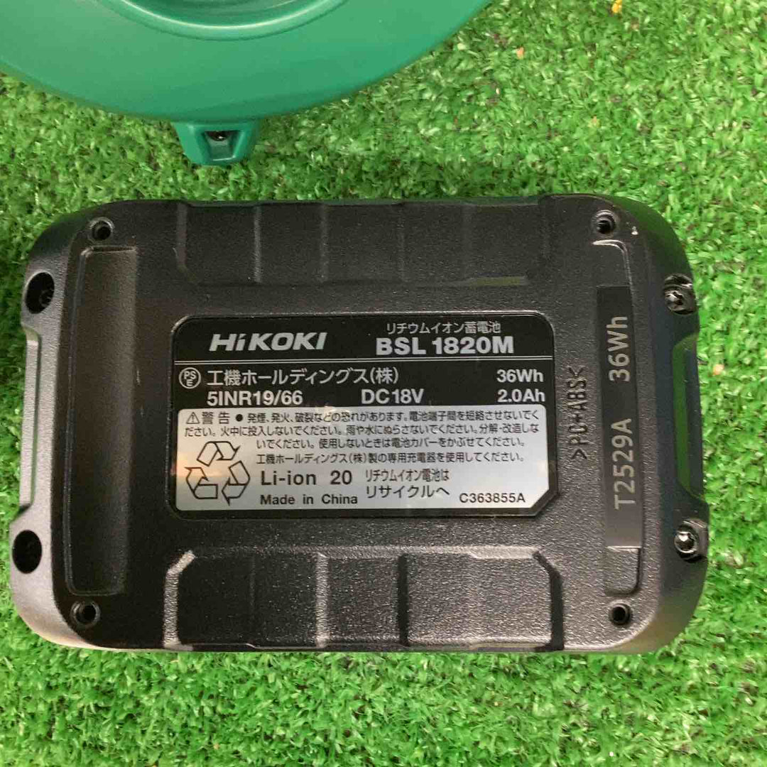 ◇ハイコーキ コードレスブロワ ガーデンノズル搭載 RB18DC(BCL)【越谷店】