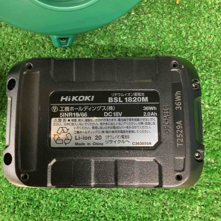 ◇ハイコーキ コードレスブロワ ガーデンノズル搭載 RB18DC(BCL)【越谷店】