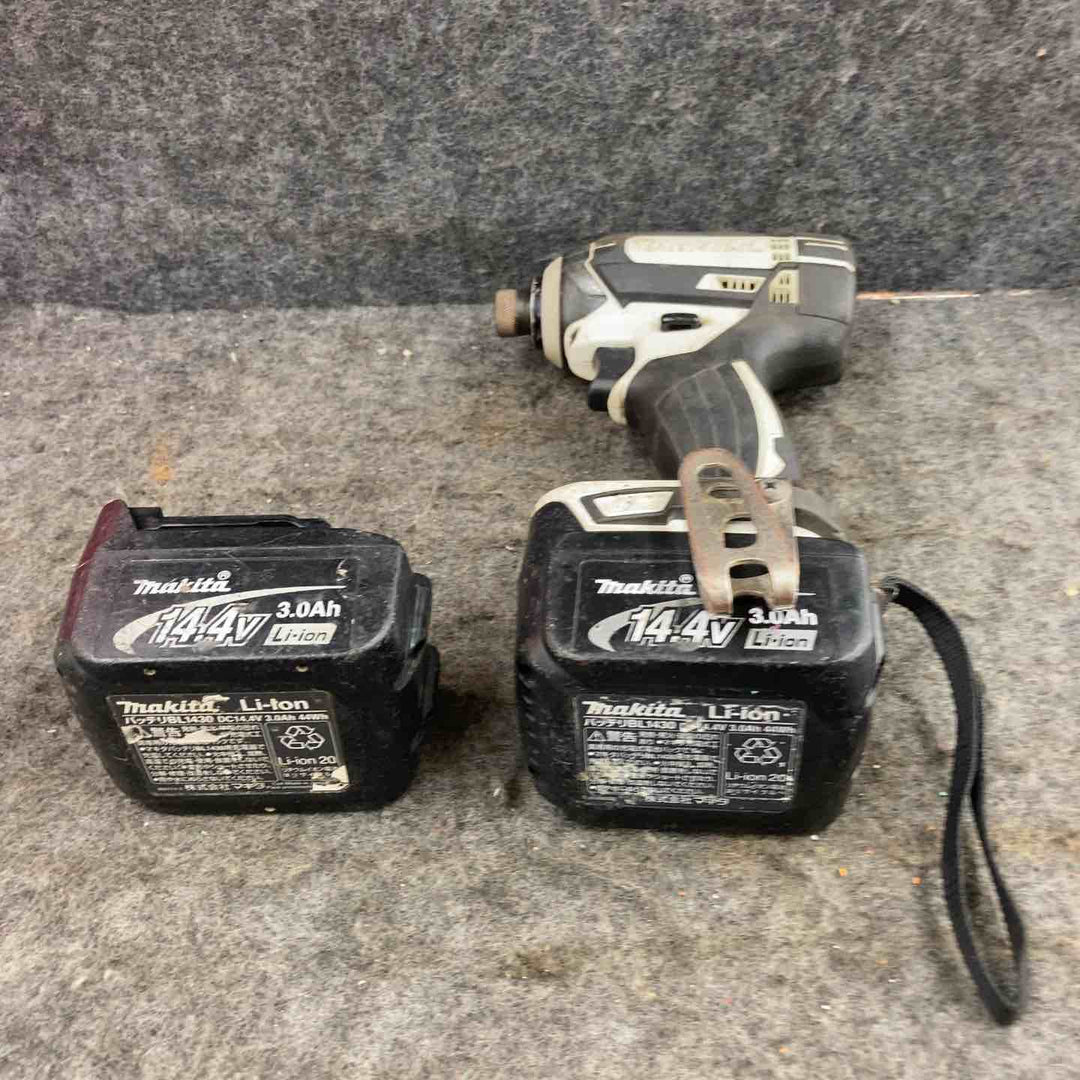 ★マキタ(makita) コードレスインパクトドライバー TD138DRFXW ケース(14.4V3.0Ahバッテリー[150][180]、充電器)【鴻巣店】