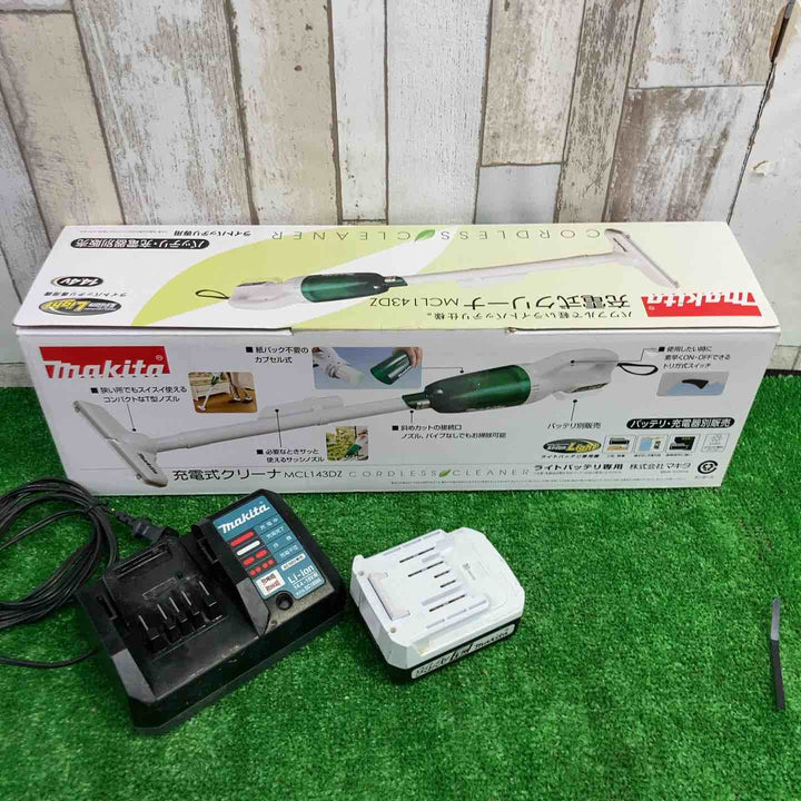 【未使用品/中古バッテリー充電器付き】マキタ 充電式クリーナー MCL143DZ 本体のみ【町田店】