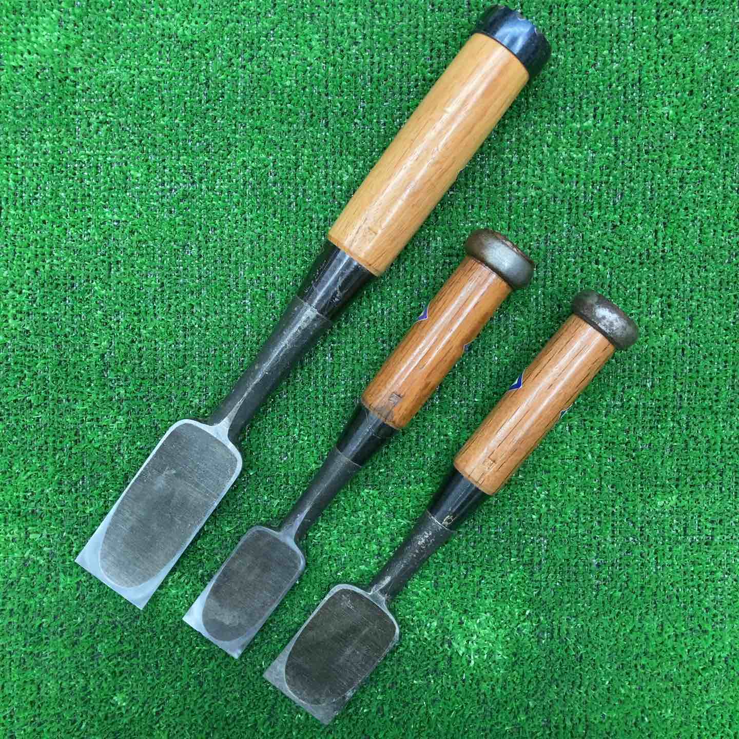 在銘「海弘」 追入鑿3本まとめ のみ ノミ 鑿 鉋 大工道具【桶川店