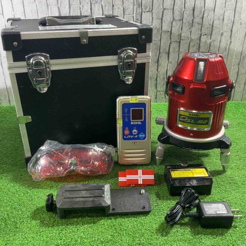 ◇KDS 電子整準 フルラインレーザー墨出し器 DSL-92【川口店
