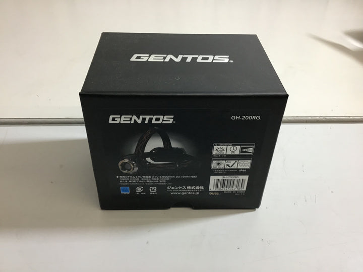 【未使用品】GENTOS USB充電式ヘッドライト GH-200RG 【戸田店】