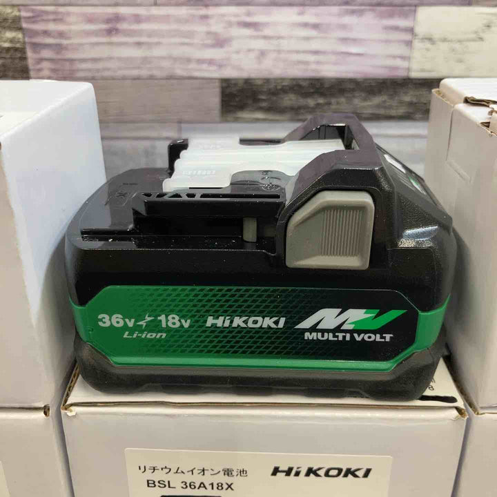 ①ハイコーキ(HIKOKI ※旧:日立工機) リチウムイオンバッテリー 36V/2.5Ah BSL36A18X 5個セット【八潮店】