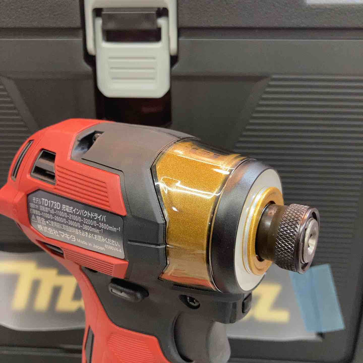 【未使用品】本体とケース マキタ makita コードレスインパクトドライバー TD173DZPR LTX20周年限定色 プレミアムレッド 【八潮店】