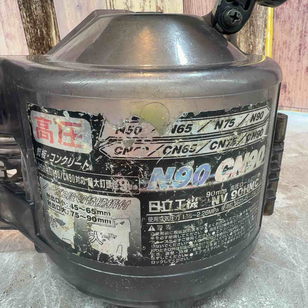 ★ハイコーキ(HIKOKI ※旧:日立工機) 高圧エア釘打ち機 NV90HMC(G)【八潮店】