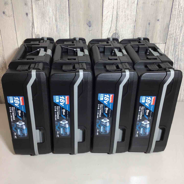 【未使用品】 マキタ makita コードレス インパクトドライバー TD173DRGXO 4台 フルセット インパクト ブルー 青 純正 純正品 【戸田店】