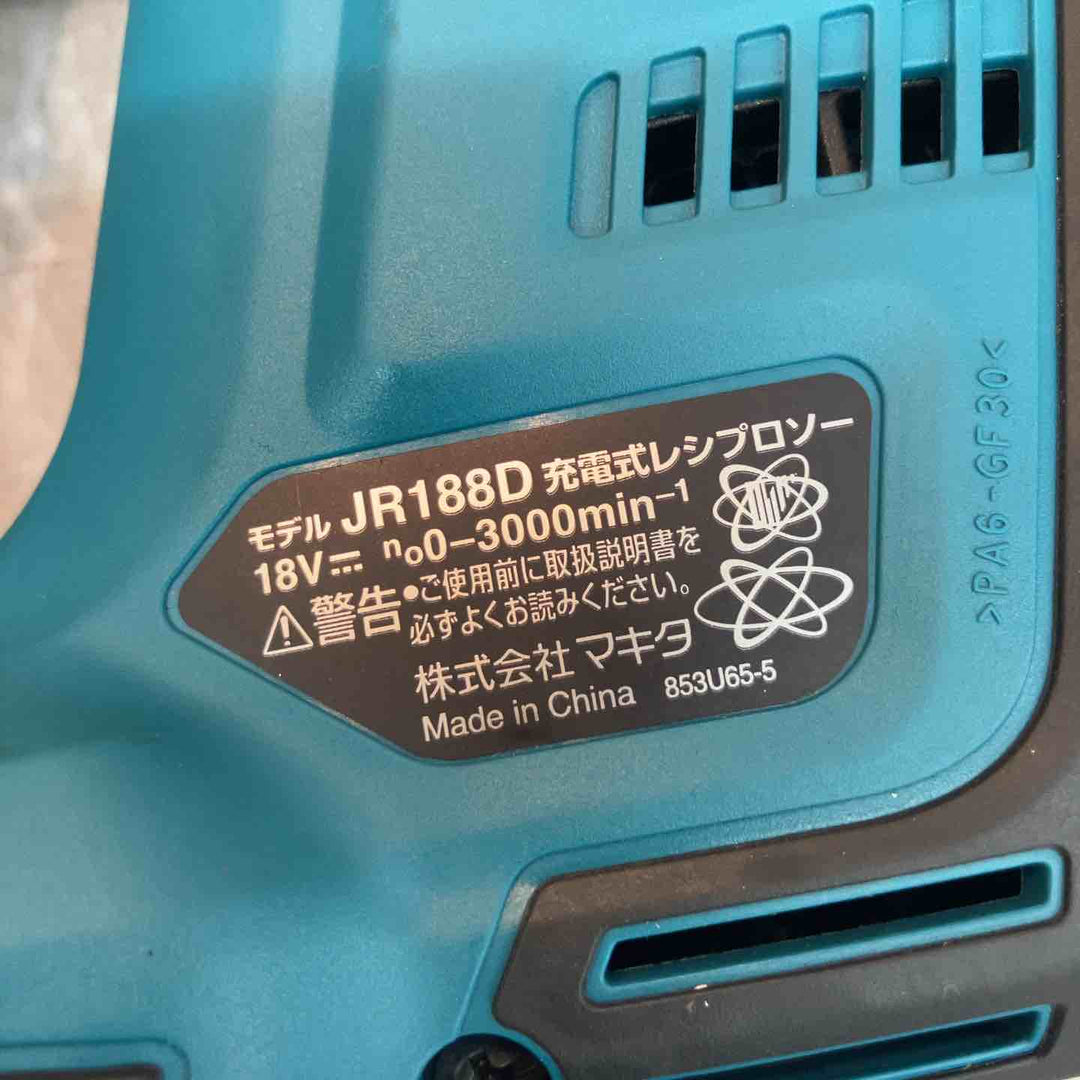 ☆マキタ(makita) コードレスレシプロソー 本体のみ JR188DZ【八潮店】