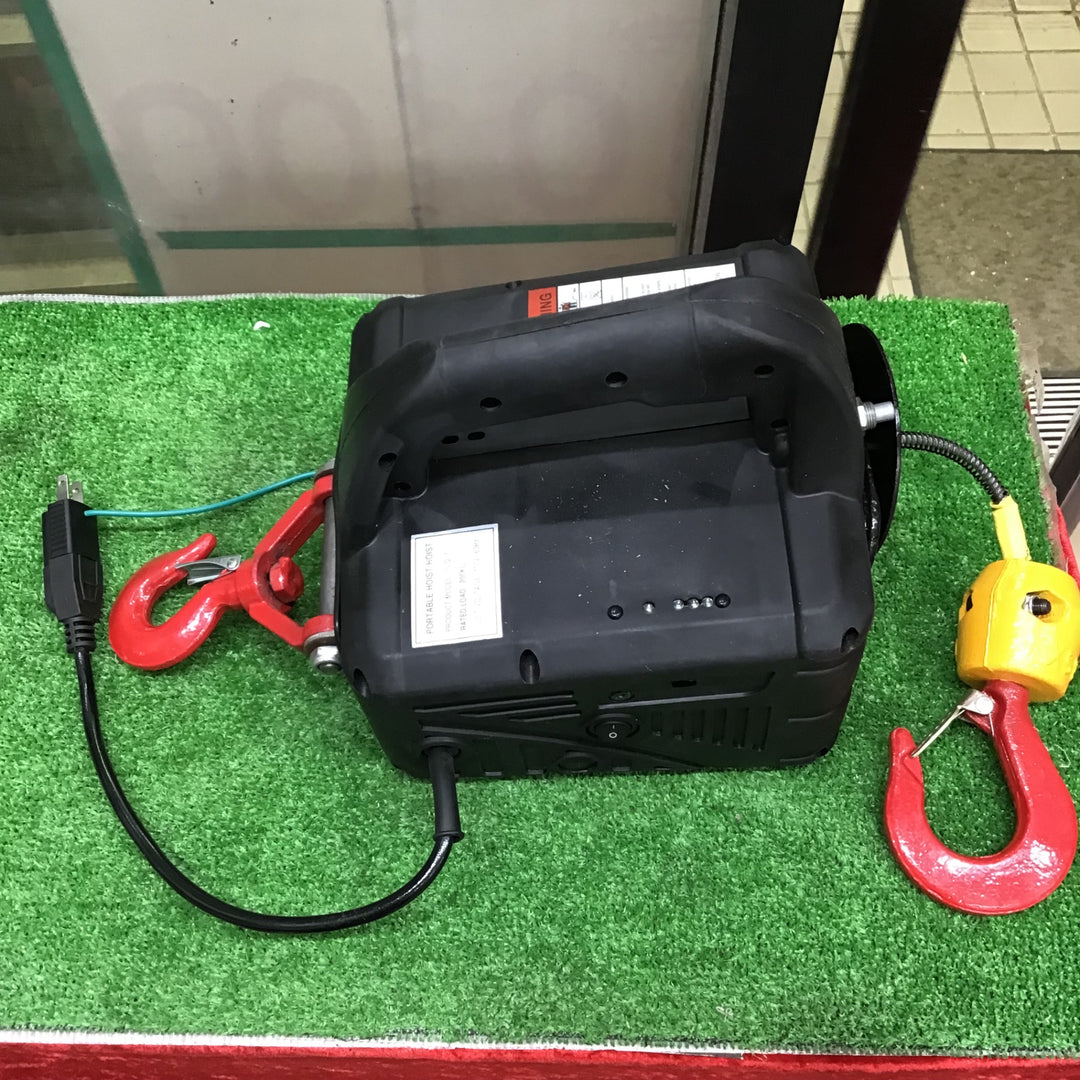 【中古美品】NEWTRY 電動ウインチ 吊り上げ能力200㎏ ワイヤレスリモコン付き 1500W【草加店】