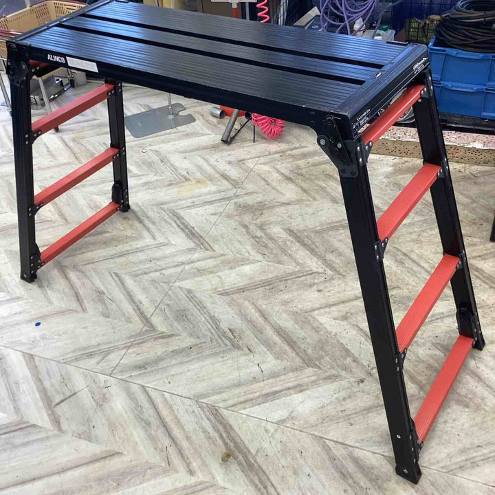 【店頭受取り限定】アルインコ GAUDI GUX-1014WL 脚立 はしご 足場 洗車 可搬式作業台 塗装 内装  メンテナンス 撮影  【越谷店】