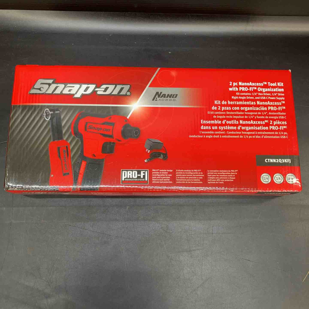 【未使用品】スナップオン(Snap-on)　ナノアクセス 電動ドライバーセット CTNN2Q3KFJ【川越店】
