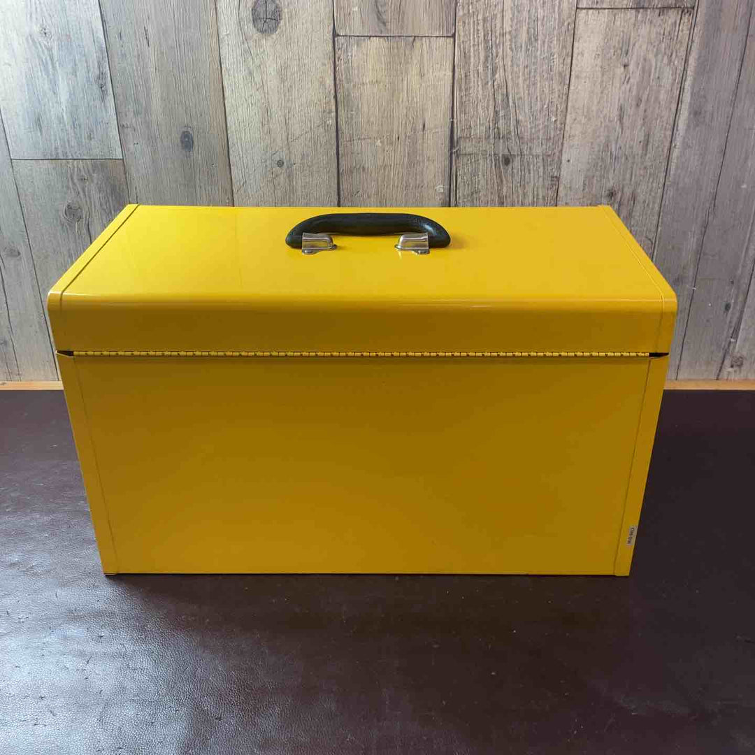 【中古品】 ディーン(DEEN) 三段トップチェスト 限定色イエロー 【東大和店】