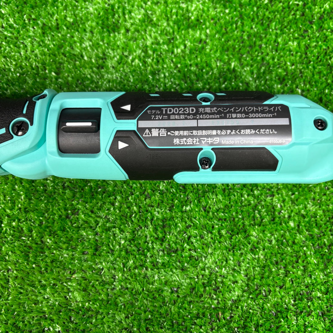 【未使用品】マキタ(makita) 7.2Vコードレスインパクトドライバ TD023DZTB(ターコイズブルー)【電材館越谷店】